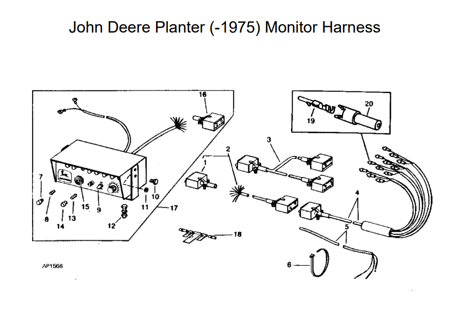 John Deere Planter Harness