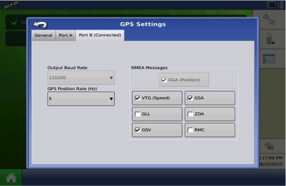 GPS 6000, 6500 and 7500 Port Programming