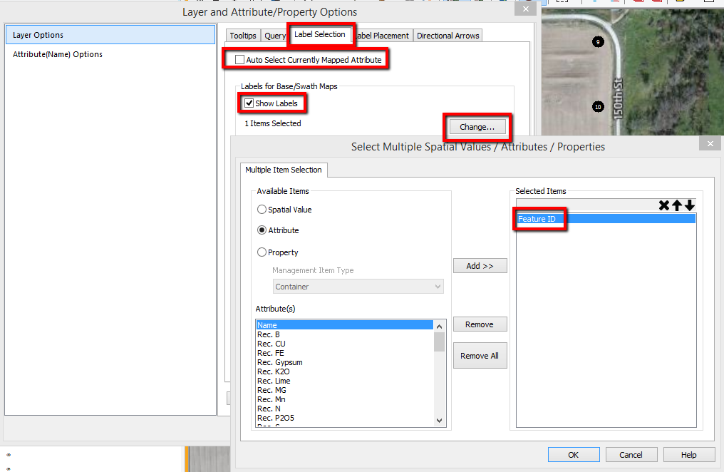 Printing Soil Sampling Data with Sample Location