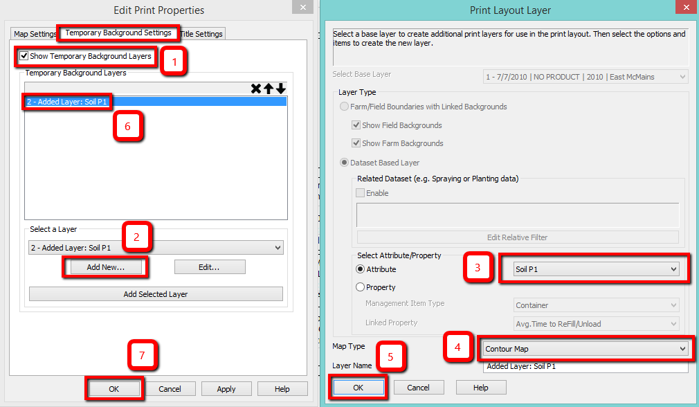 Printing Soil Sampling Data with Sample Location