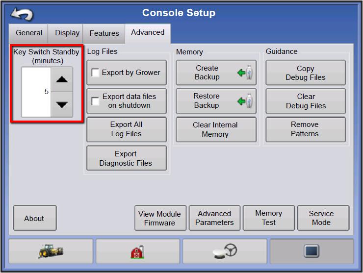 Standby Mode and Key Switch Power