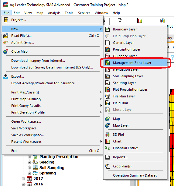How to create Management Zones