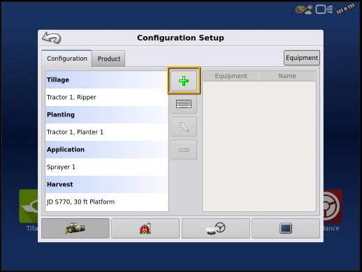 InCommand® - Configuration Setup Menu