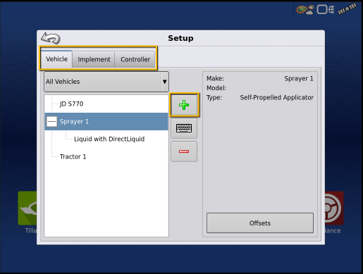 InCommand® - Configuration Setup Menu