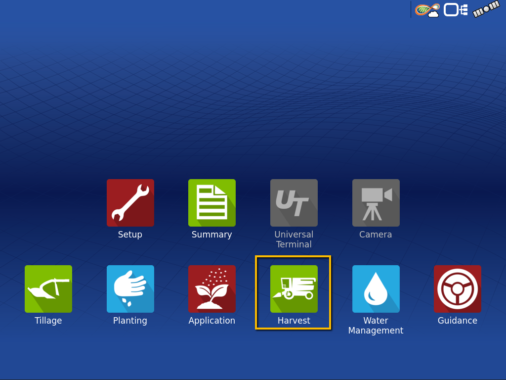 InCommand® - Navigating to a Run Screen (Harvest)