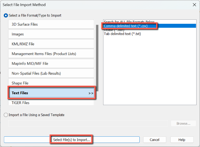 How to Create and Import Management Data without Spatial Data