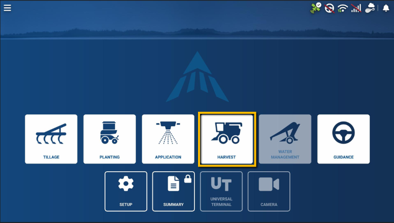 InCommand Go® - Navigating to a Run Screen (Harvest)