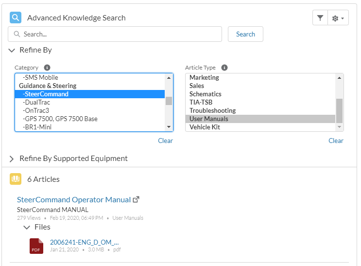 Support Community - Advanced Search